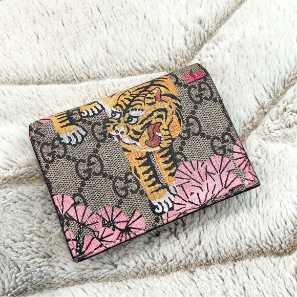 Gucci Handbags - Gucci Bengal Tiger Sakura Bifold Wallet